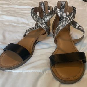 Snake Skin Sandals